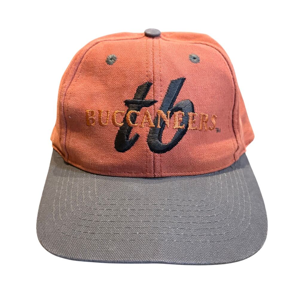Tampa Bay Buccaneers Creamsicle Vintage Logo Burnt Orange Strap Hat Dad Cap NFL